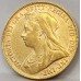 AUSTRALIA 1899 . ONE 1 SOVEREIGN . PERTH . GOLD